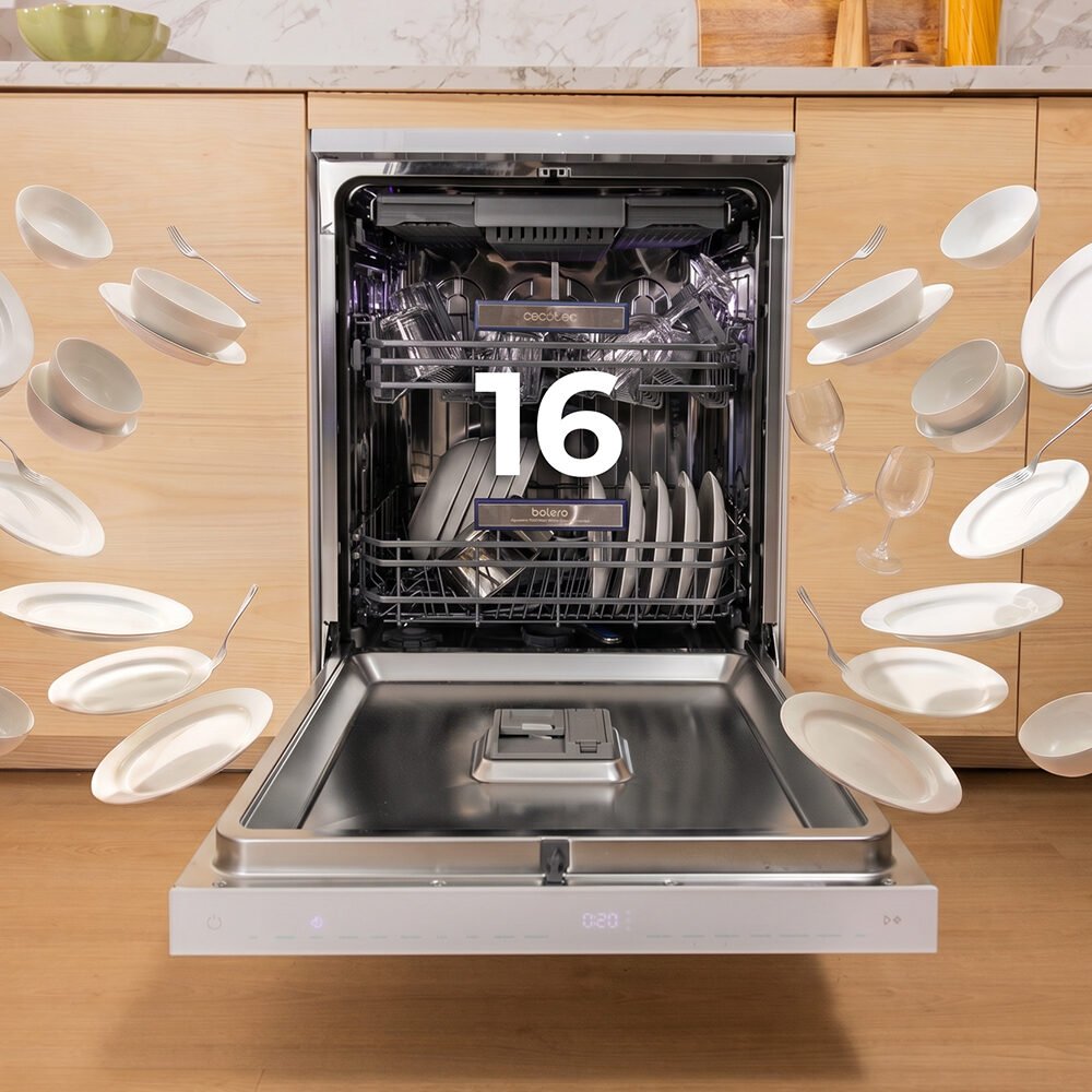 lave vaisselle cecotec bolero aguazero 6750 matt white glass Lave-vaisselle