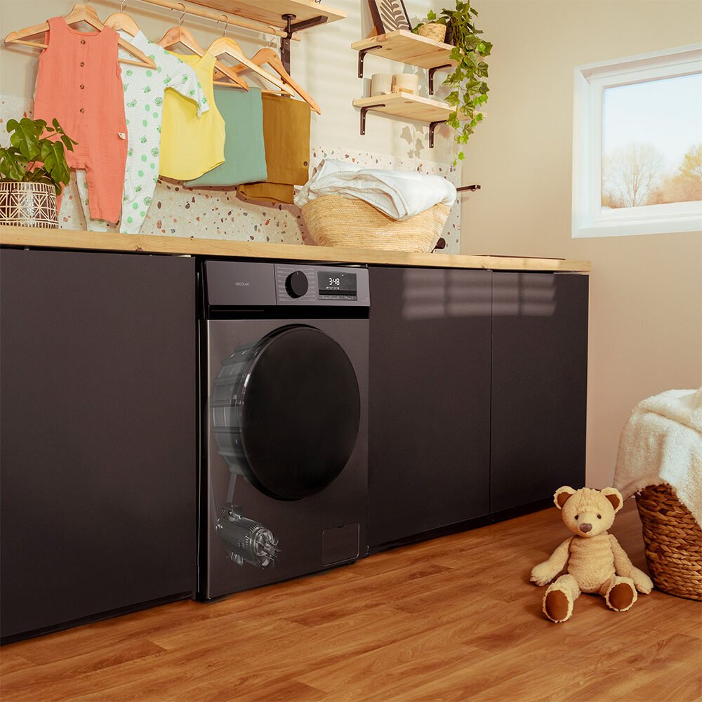 lave linge cecotec bolero dresscode 7450 inverter steel Washing machine
