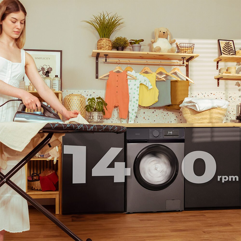lave linge cecotec bolero dresscode 10450 inverter steel Lave-linge