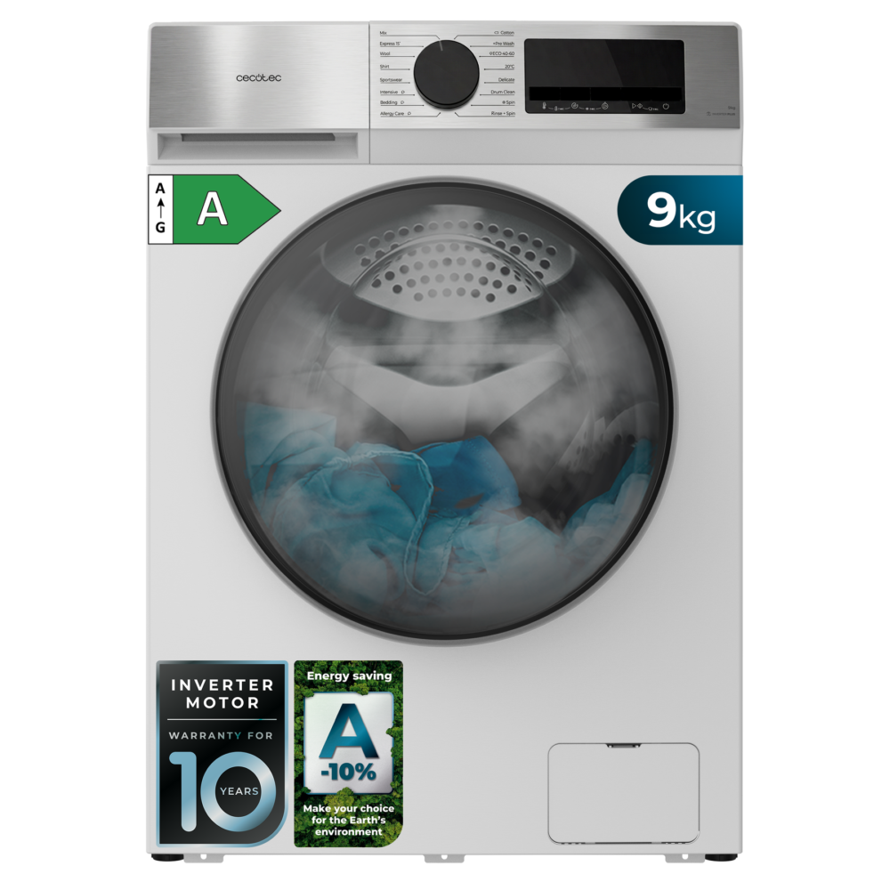 lave linge cecotec bolero dresscode 9450 inverter Lave-linge