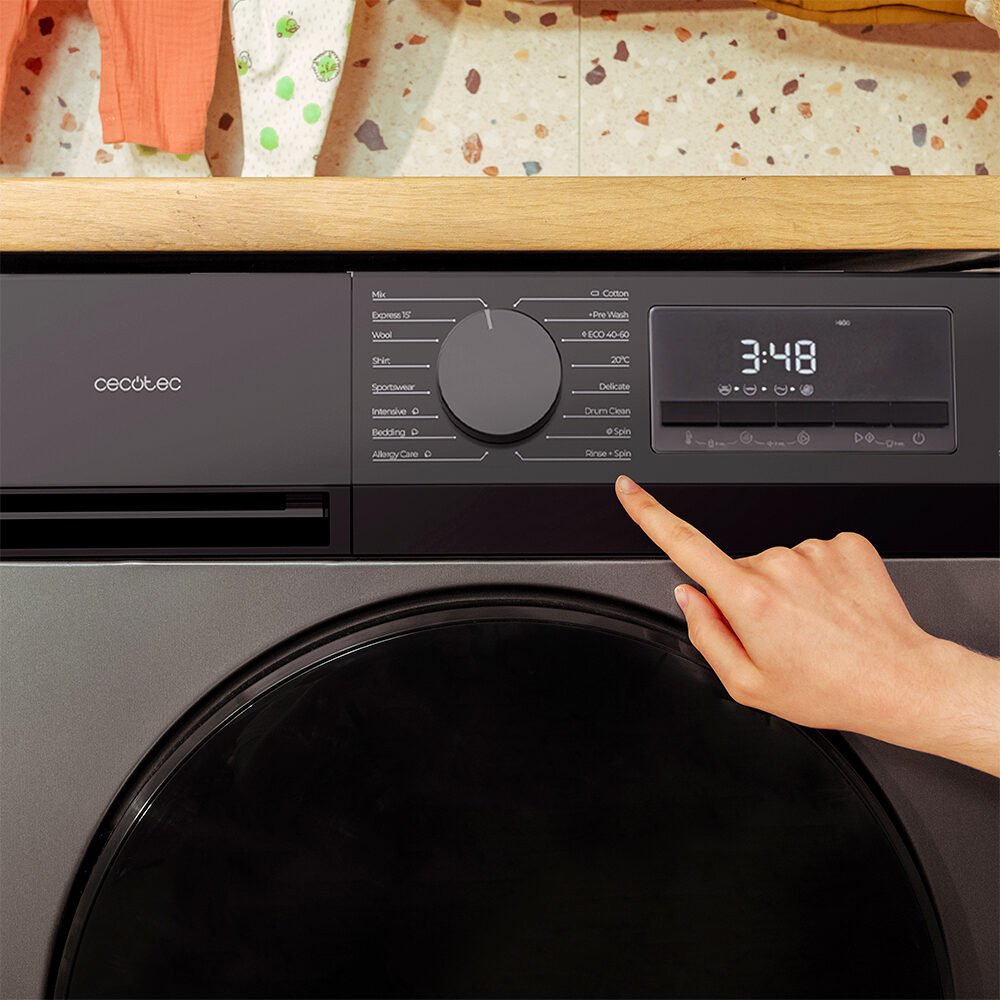 lave linge cecotec bolero dresscode 12450 inverter steel Lave-linge