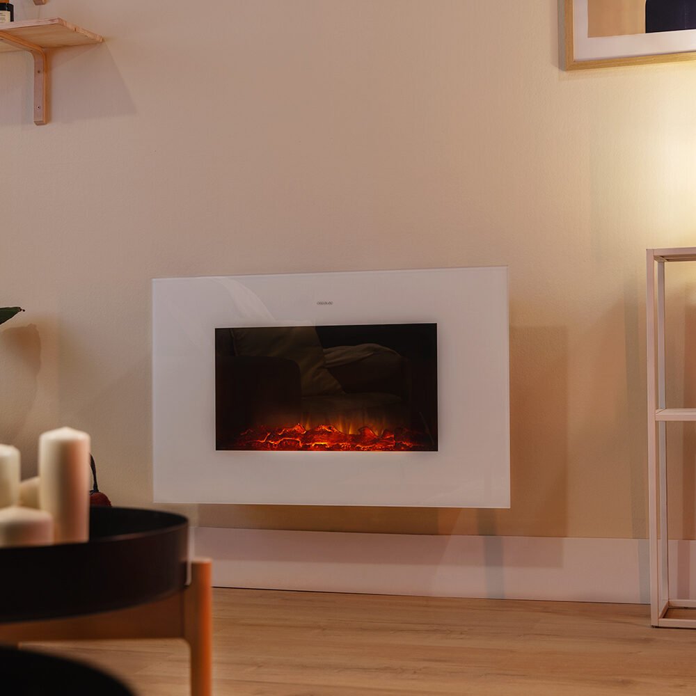 cheminées électriques cecotec ready warm 3590 flames connected white Cheminées électriques