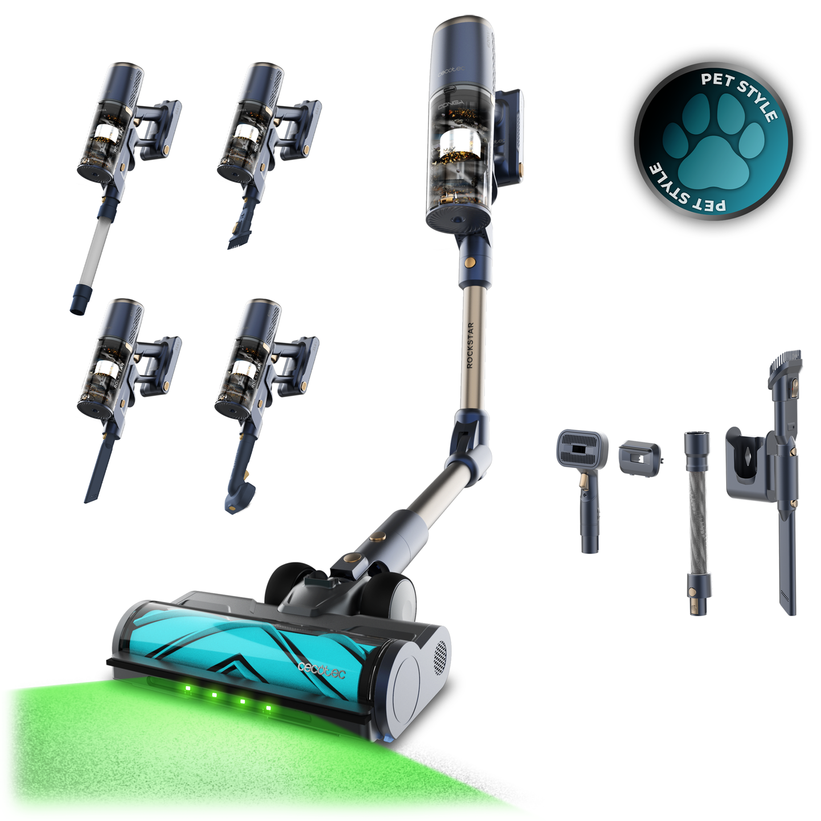 aspirateur cecotec conga rockstar rs90 pet flex detect Aspirateur
