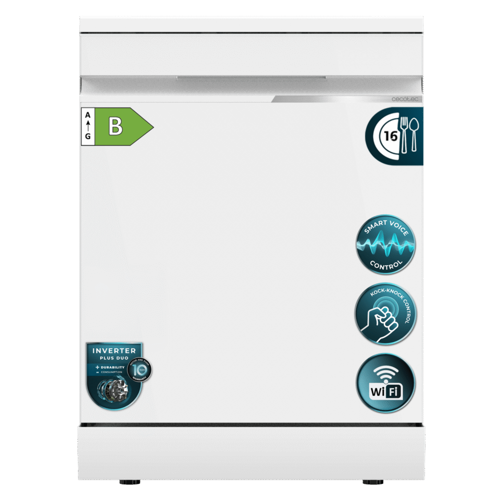lave vaisselle cecotec bolero aguazero 6750 matt white glass Lave-vaisselle