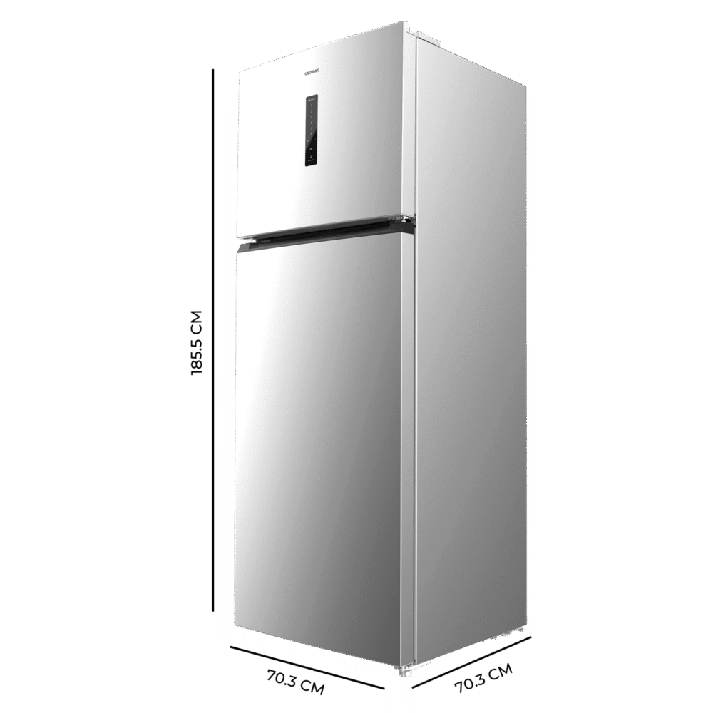 réfrigérateur cecotec bolero coolmarket 2d 465 nf inox e Réfrigérateur