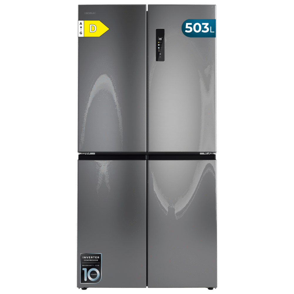 refrigerador cecotec bolero coolmarket 4d 503 de aço inoxidável d refrigerador