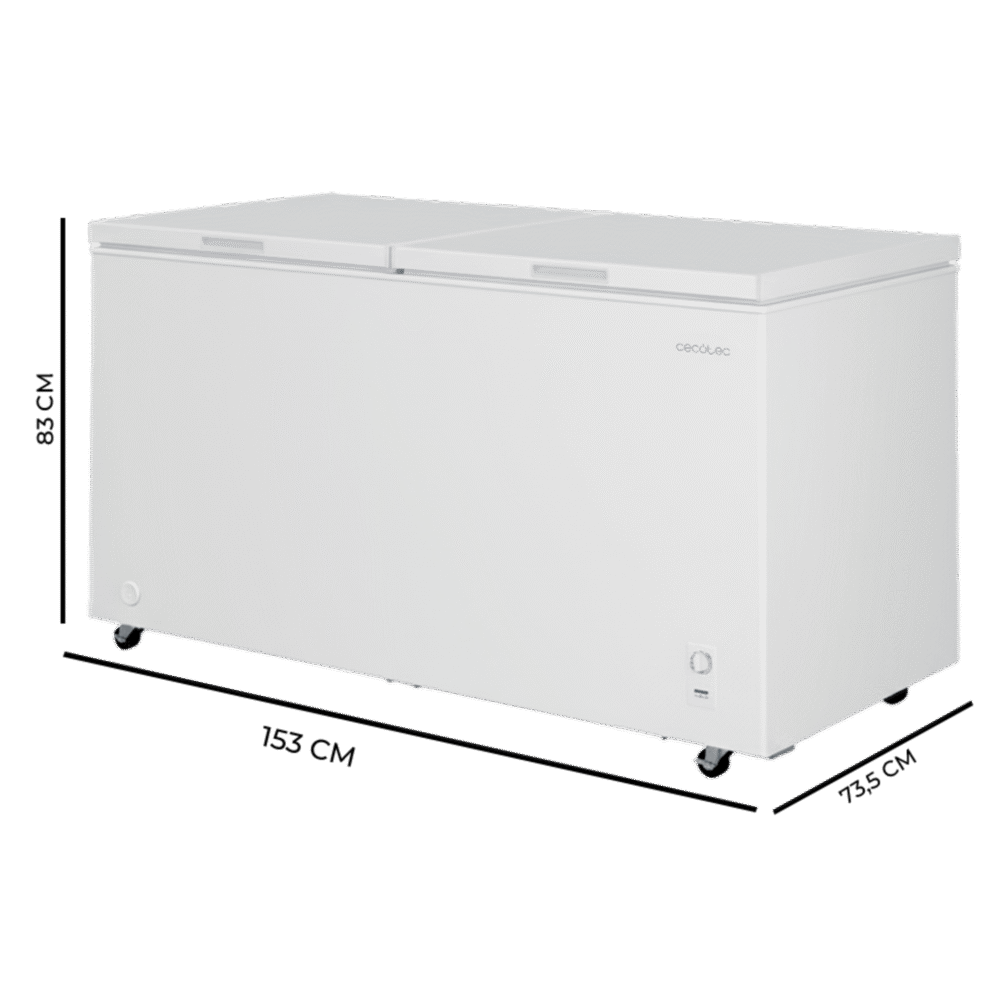 congélateur cecotec bolero coolmarket chest duo 508m white e Congélateur