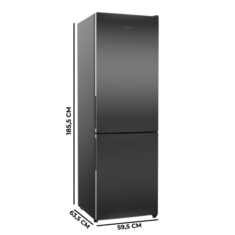 réfrigérateur cecotec bolero coolmarket combi 322i dark d refrigerador