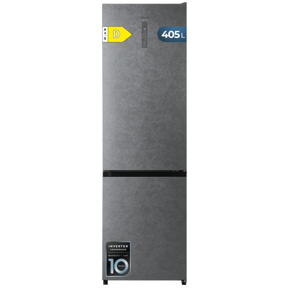 réfrigérateur cecotec bolero coolmarket combi 405 wl elite graphite stone d Réfrigérateur