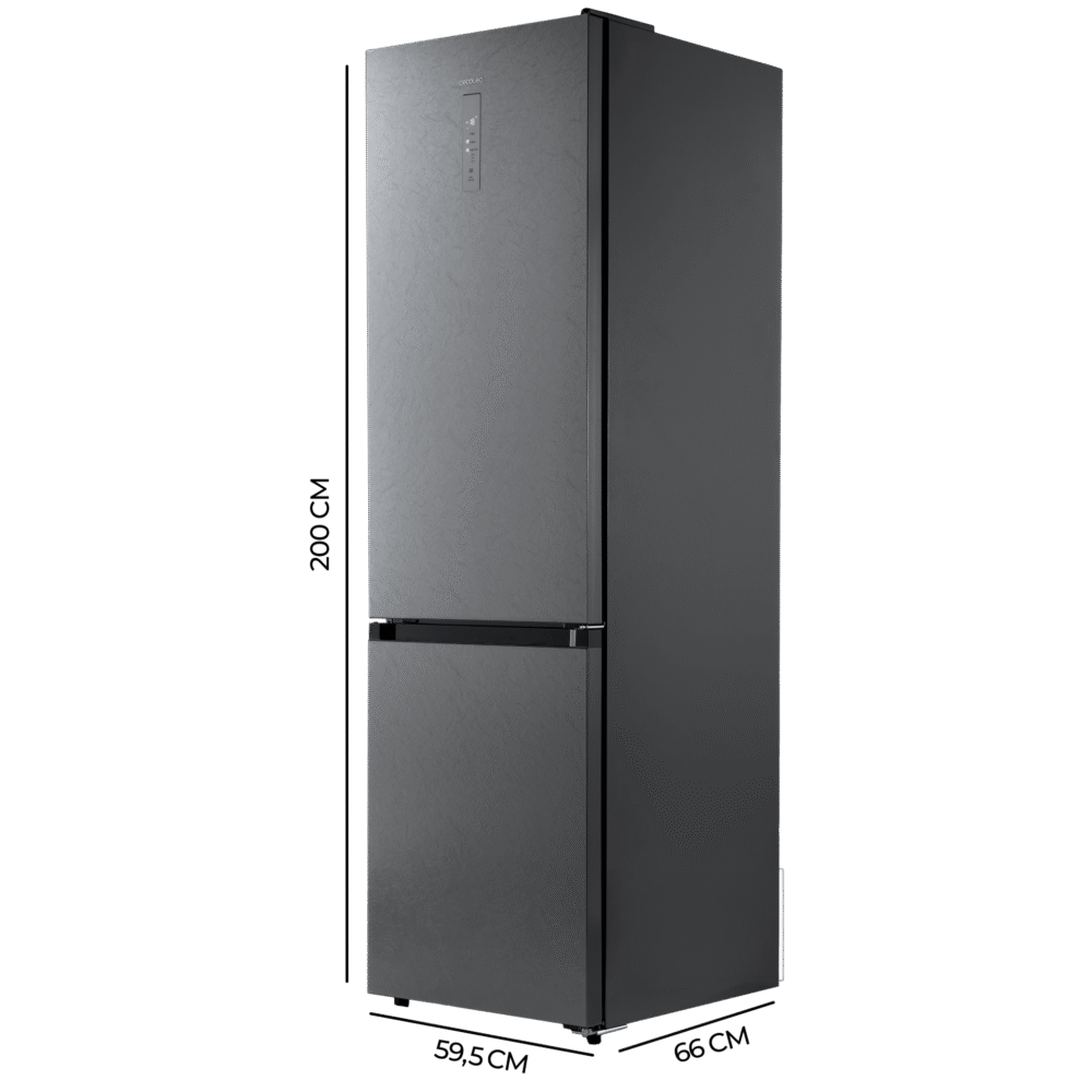 réfrigérateur cecotec bolero coolmarket combi 405 wl elite silex stone d Réfrigérateur
