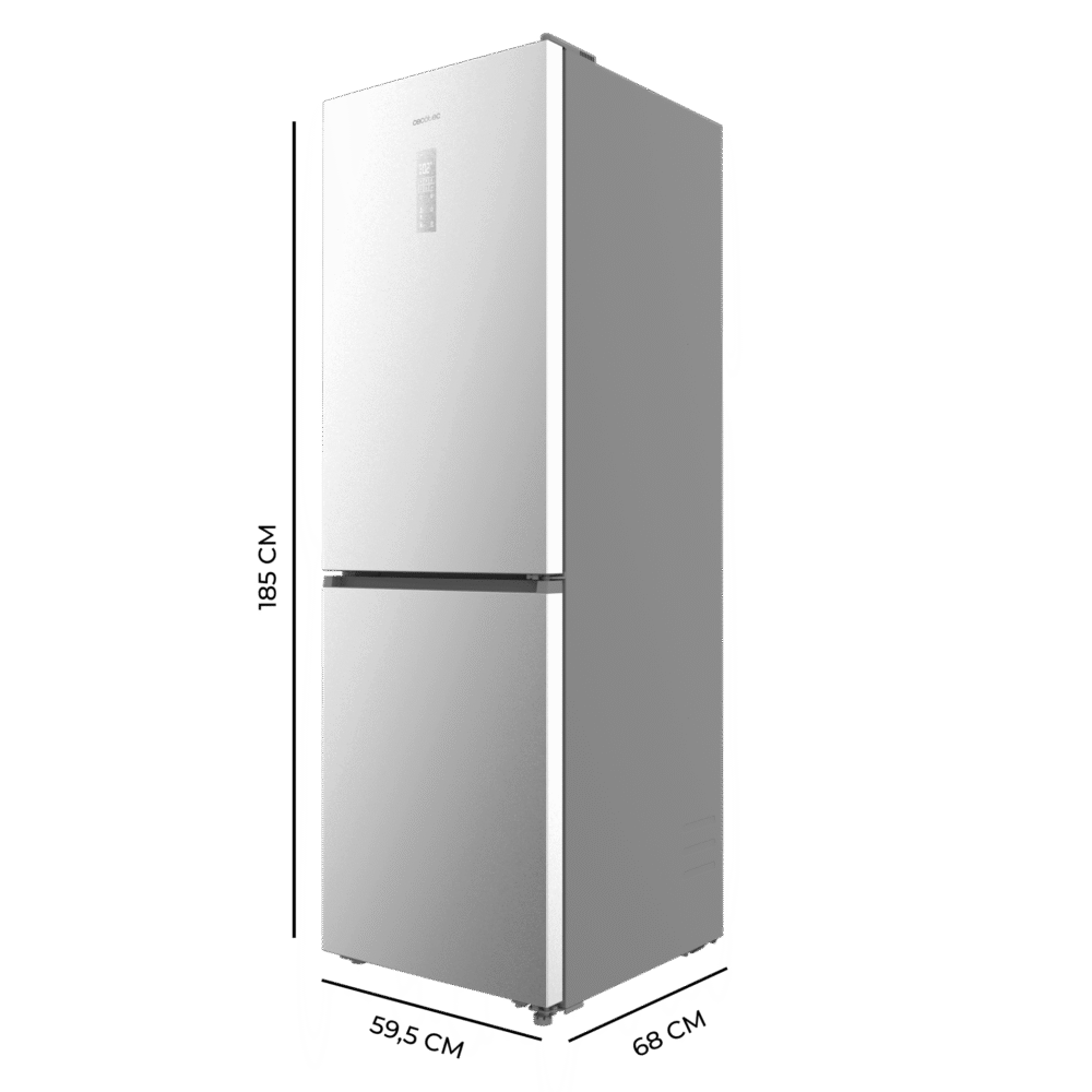 réfrigérateur cecotec bolero coolmarket combi 409 inox c Réfrigérateur