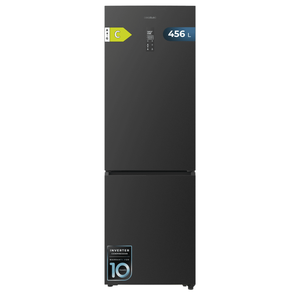 réfrigérateur cecotec bolero coolmarket combi 456 dark c frigorífico
