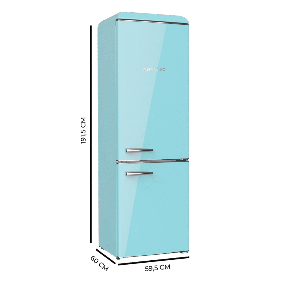réfrigérateur cecotec bolero coolmarket combi origin 300 blue e 冰箱 冰箱