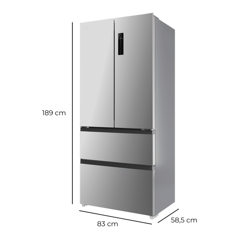 réfrigérateur cecotec bolero coolmarket f2d 458 sbi inox e Réfrigérateur