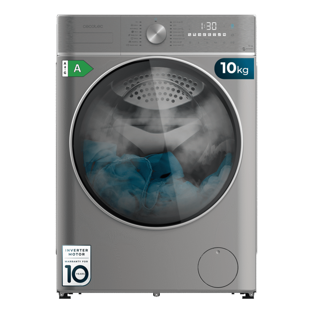 cecotec lave linge bolero dresscode 10800 inverter steel a Lave-linge