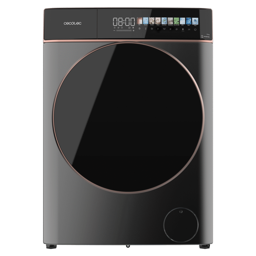 lave linge cecotec bolero dresscode 10900 inverter fullcolor steel a Lave-linge