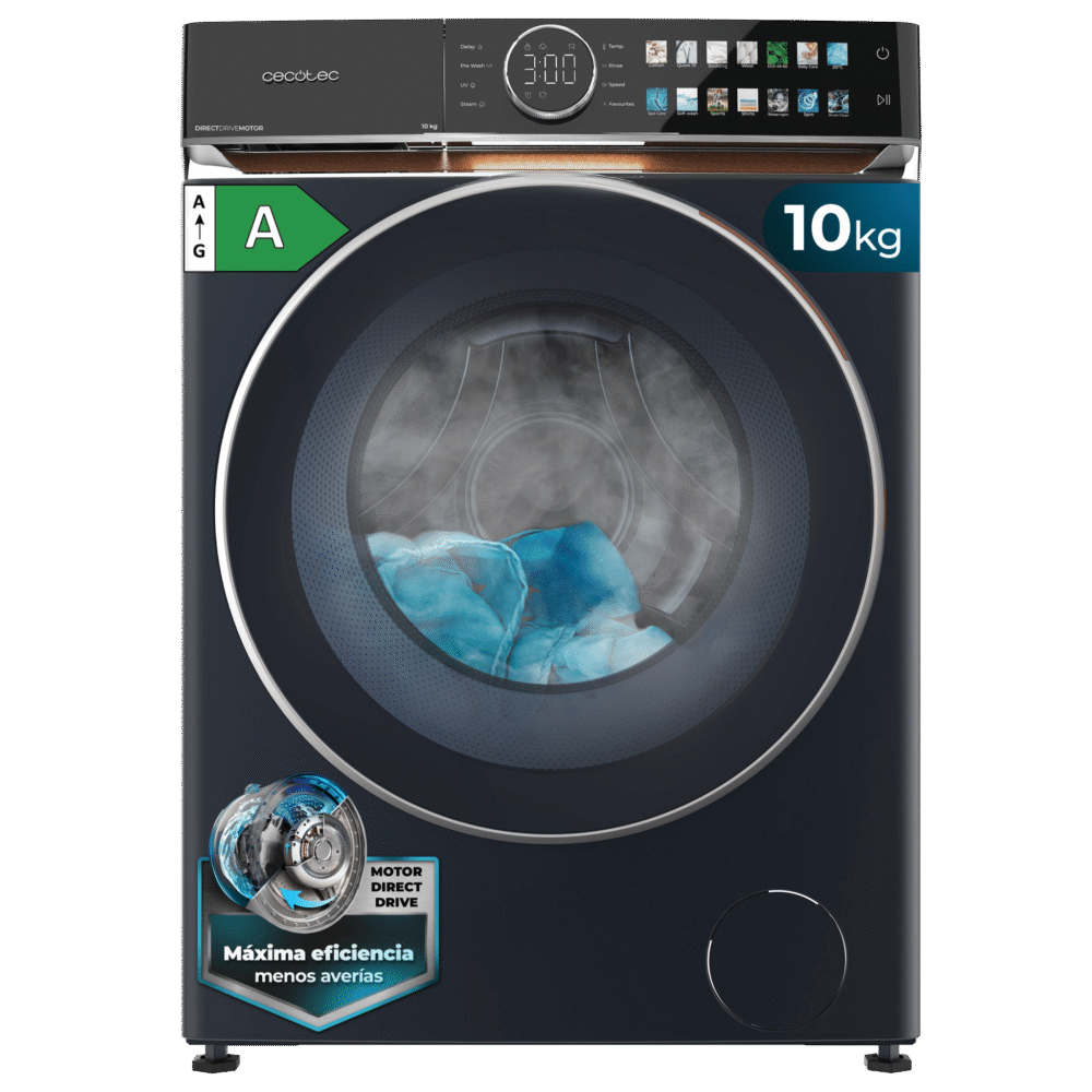 lave linge cecotec bolero dresscode 10980 direct drive blue a Lave-linge