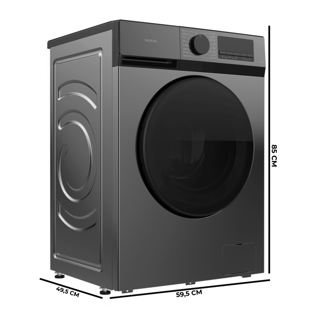 lave linge cecotec bolero dresscode 7450 inverter steel Washing machine