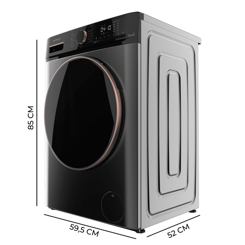 lave linge cecotec bolero dresscode 7610 inverter steel a Lavadora