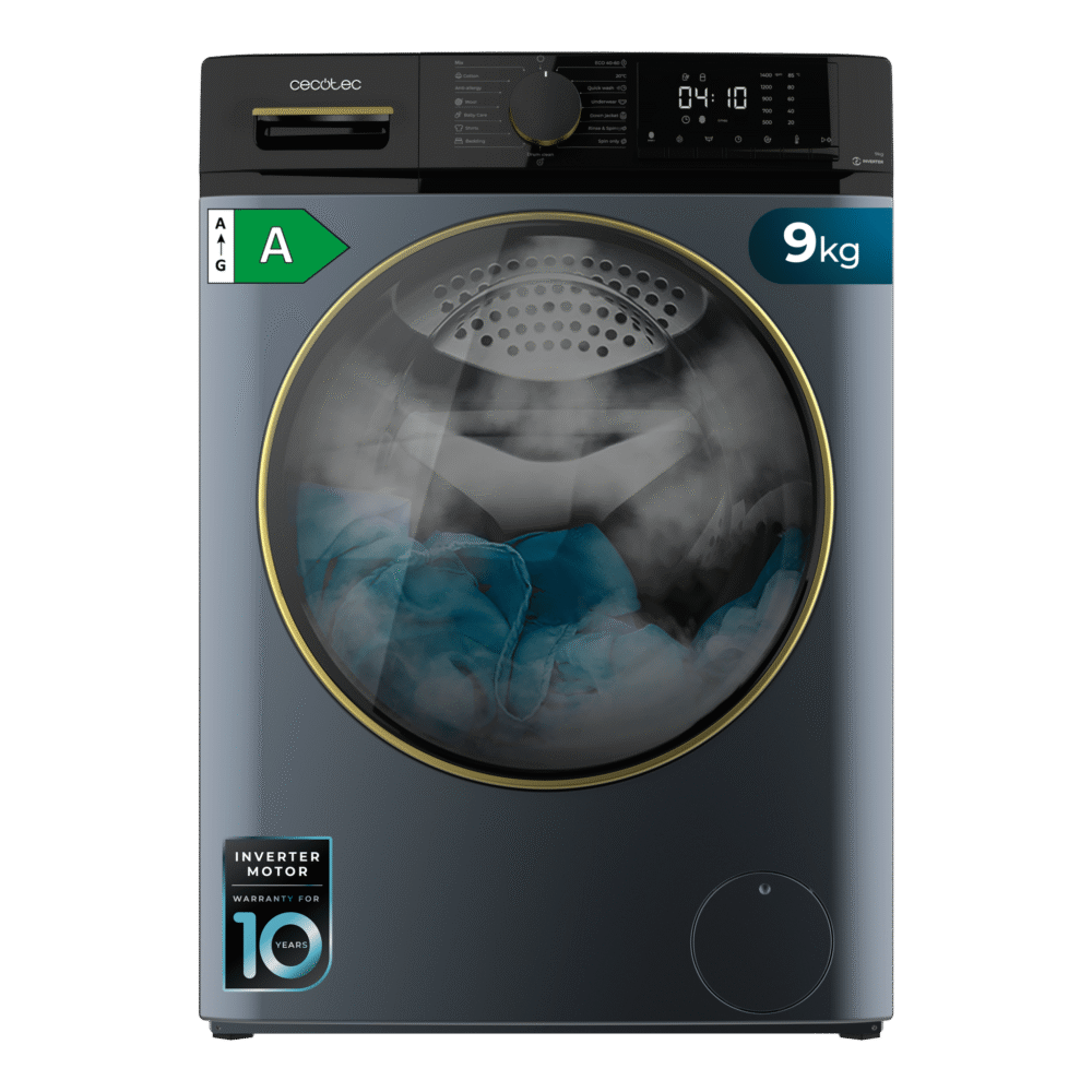 lavadora cecotec bolero dresscode 9610 inversor azul hielo a Lavadora