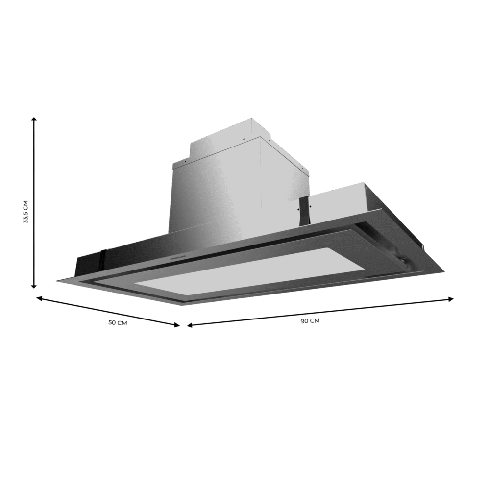 hottes îlot cecotec bolero flux tir 908000 inox a++ Hottes îlot