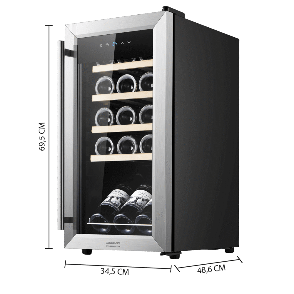 caves à vin cecotec bolero grandsommelier 1550 inox compressor Caves à vin
