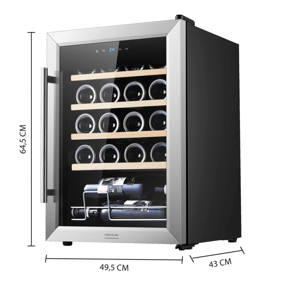 caves à vin cecotec bolero grandsommelier 2050 inox compressor Caves à vin