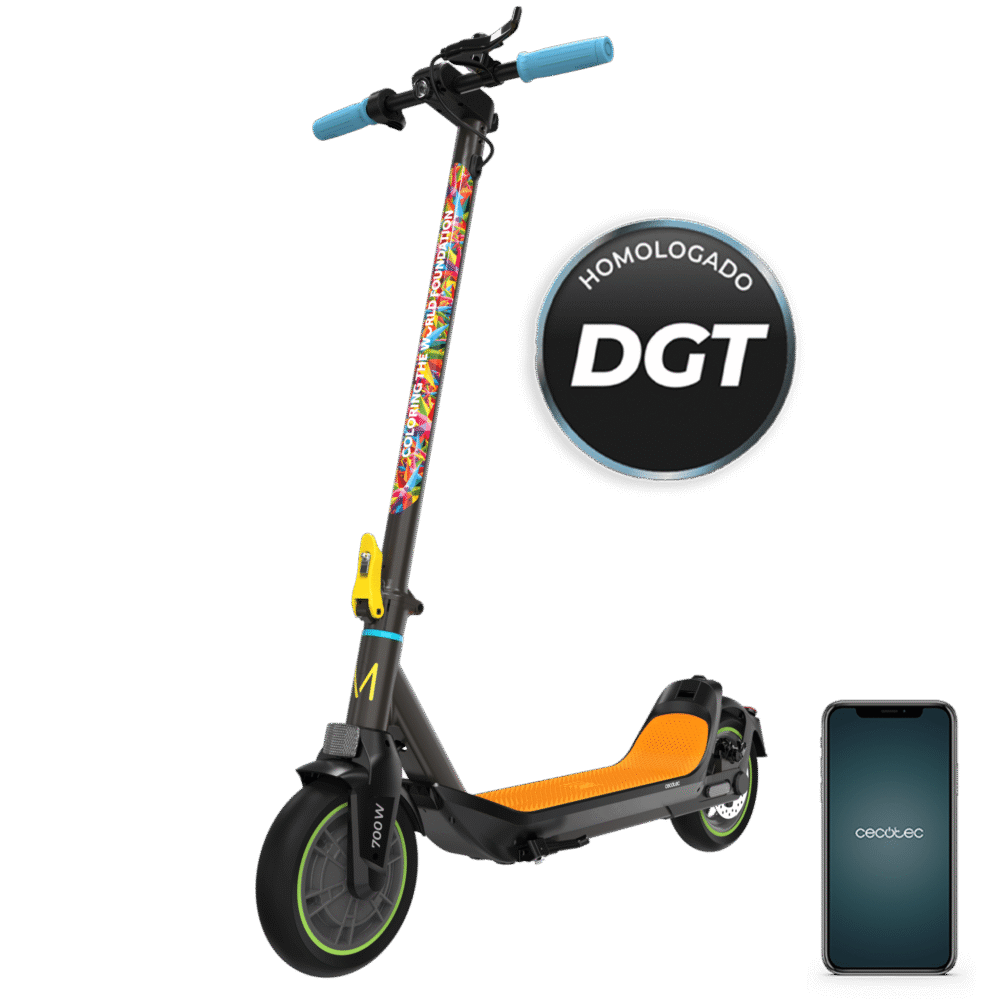 trottinettes électriques urbaines cecotec bongo serie m30 connected coloring tech Trottinettes électriques urbaines