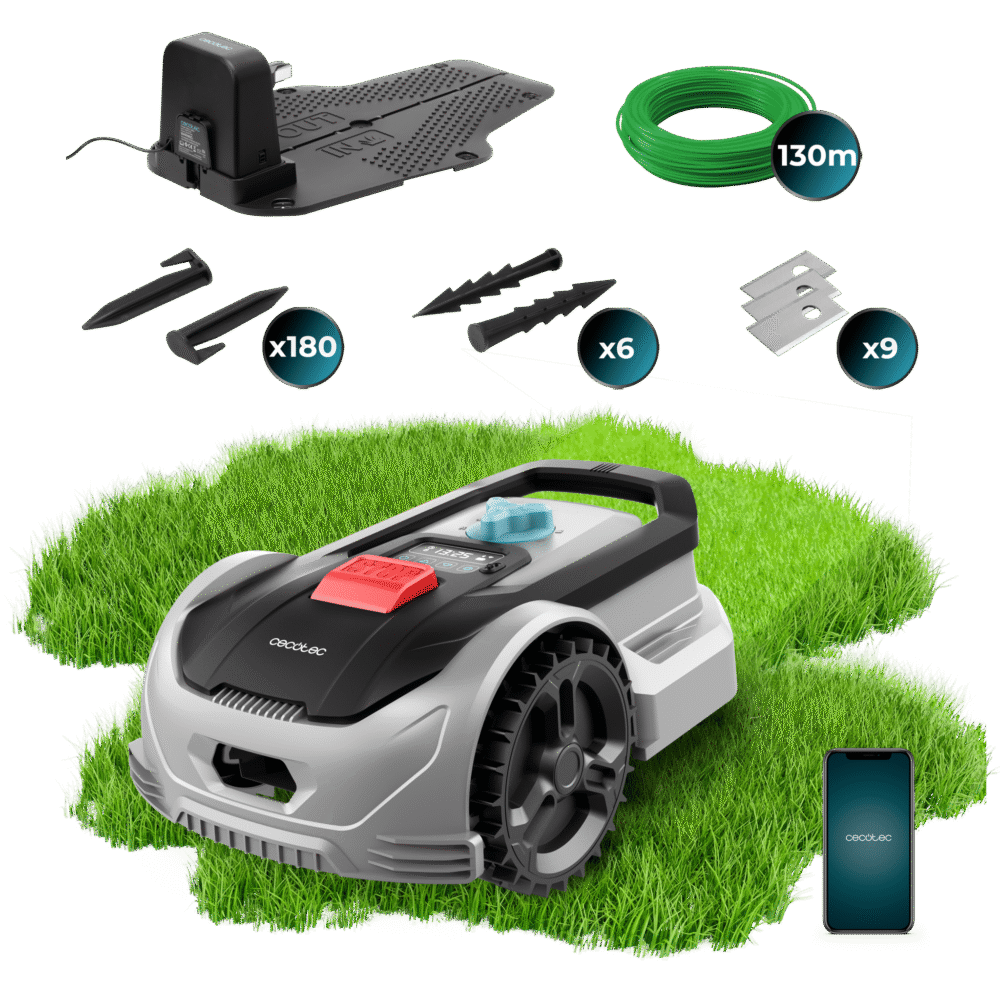robots tondeuses cecotec conga grasshopper 500 connected Robots tondeuses