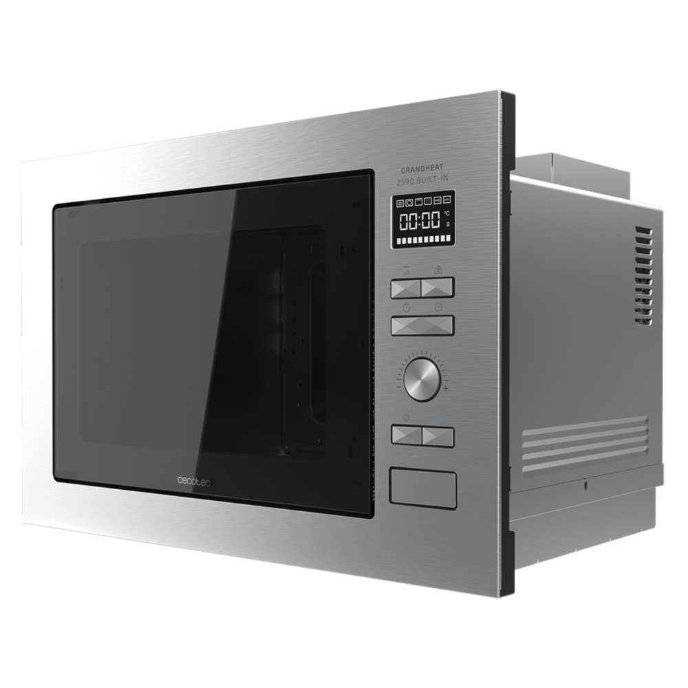 cecotec micro ondes encastrable grandheat 2590 built in steel black Mikrowellenherd