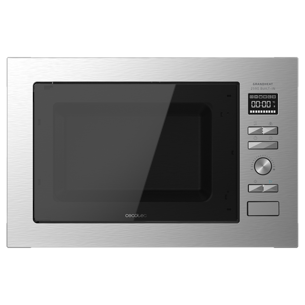 cecotec micro ondes encastrable grandheat 2590 built in steel black Mikrowellenherd