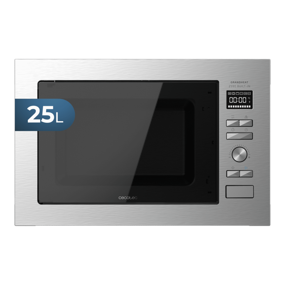 cecotec micro ondes encastrable grandheat 2590 built in steel black Mikrowellenherd
