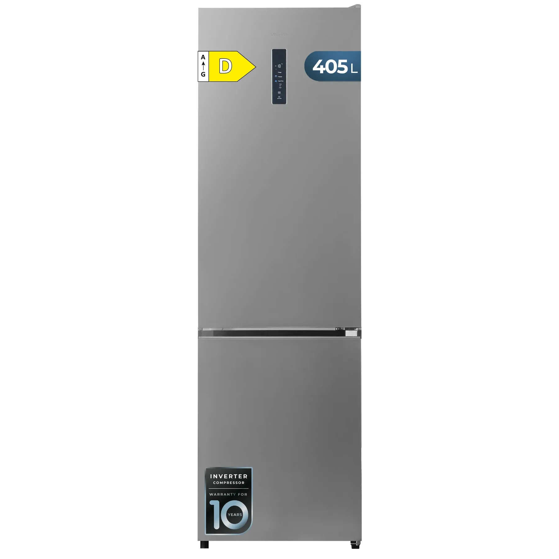 réfrigérateur cecotec bolero coolmarket combi 405 wl elite inox d Réfrigérateur