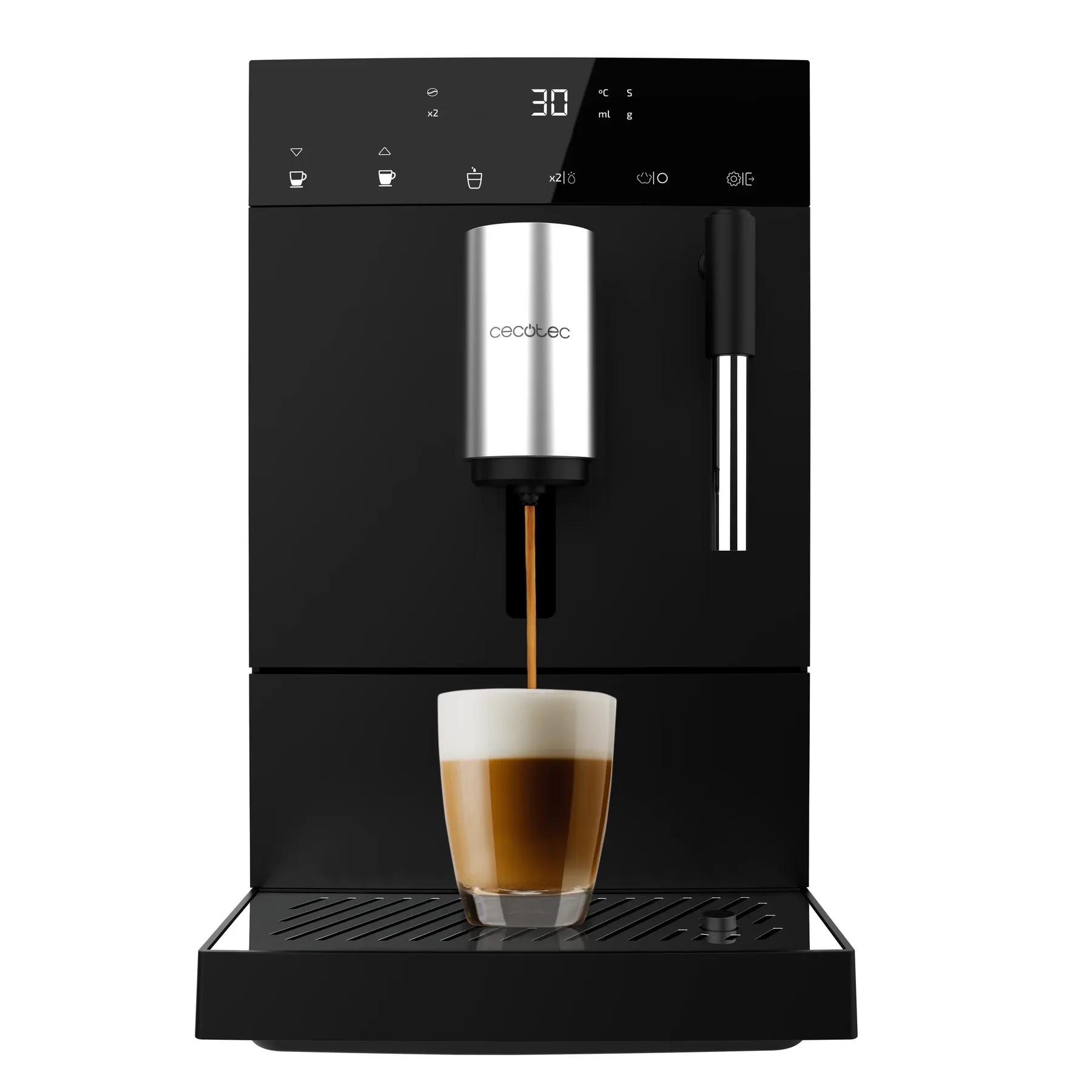 machine à café super automatique cecotec cremmaet compact steam (amazon) Superautomatische Kaffeemaschine