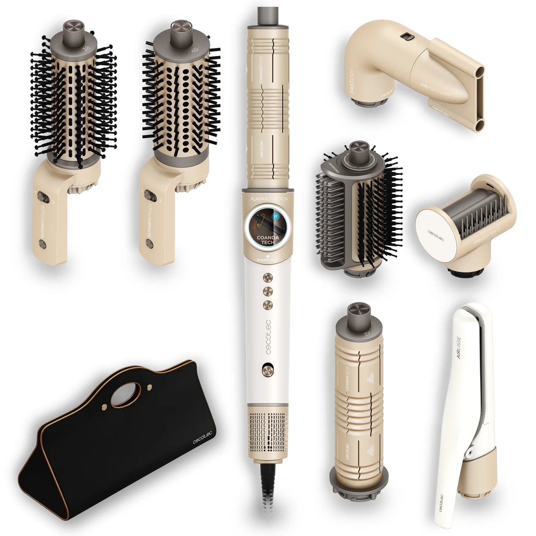 Brosses soufflantes Cecotec AirGlisse 8in1