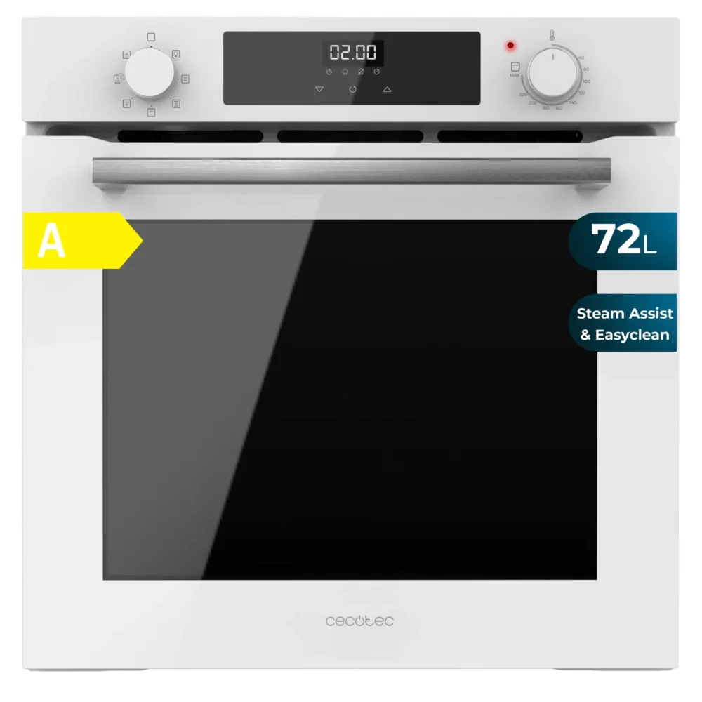 bolero hexa m226000 glass white a 59,5x59,5x54 cm Fours multifonctions Cecotec Bolero Hexa M226000 Glass White A