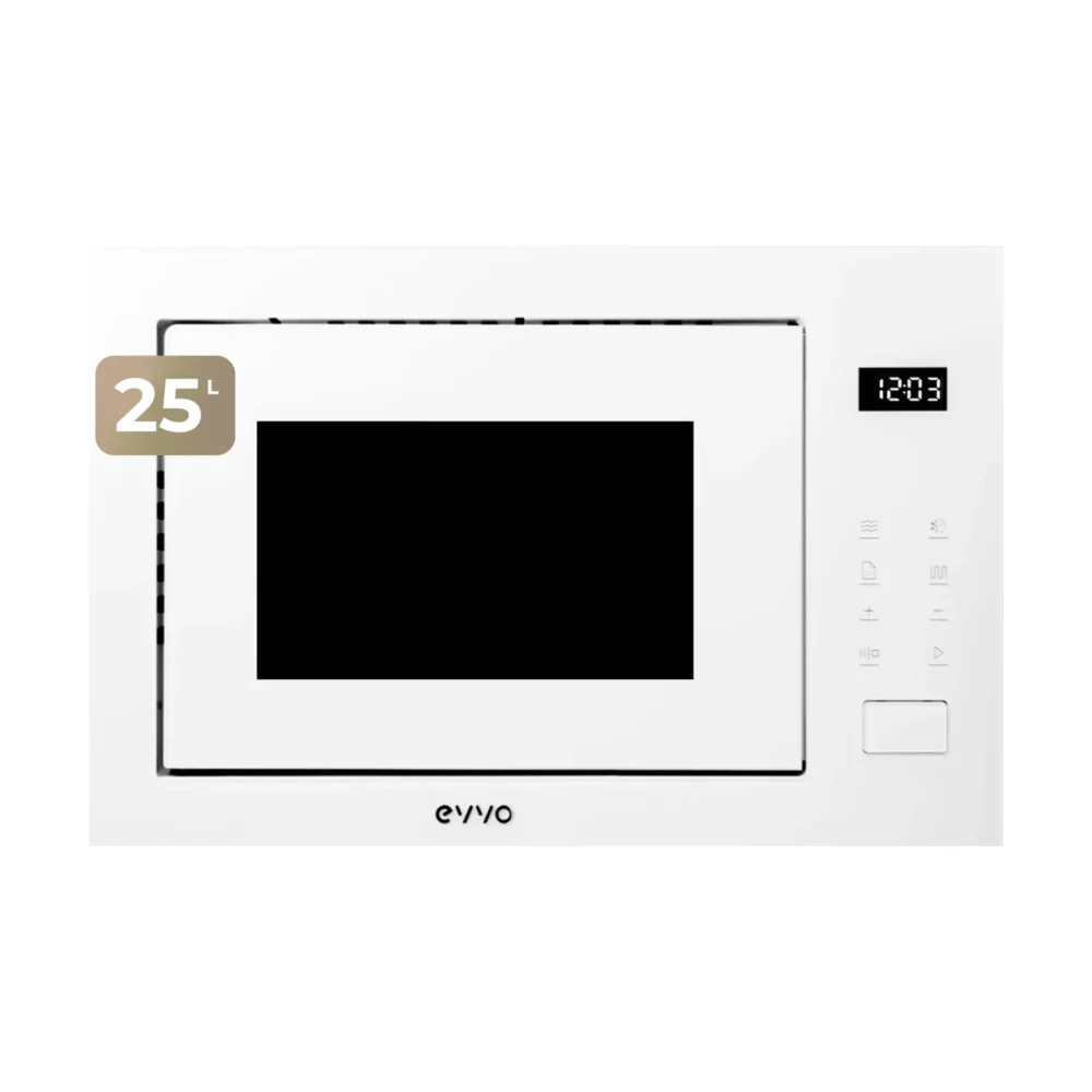 microondas integrable evvo mi45 glass wh Micro-ondes encastrable EVVO Mi45 Glass blanc