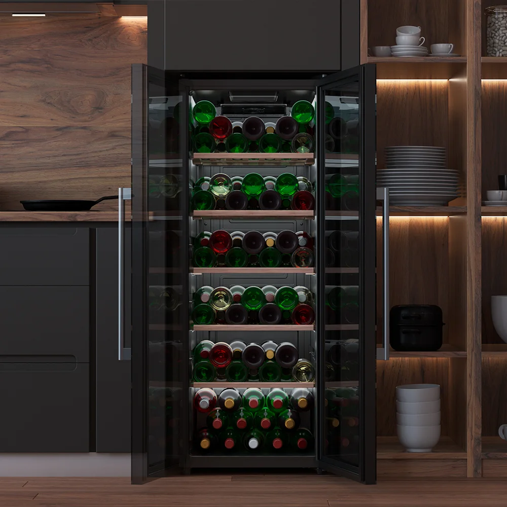 bolero grandsommelier 98000 black 48x57,5x128,5 cm Caves à vin Cecotec Bolero GrandSommelier 98000 Black