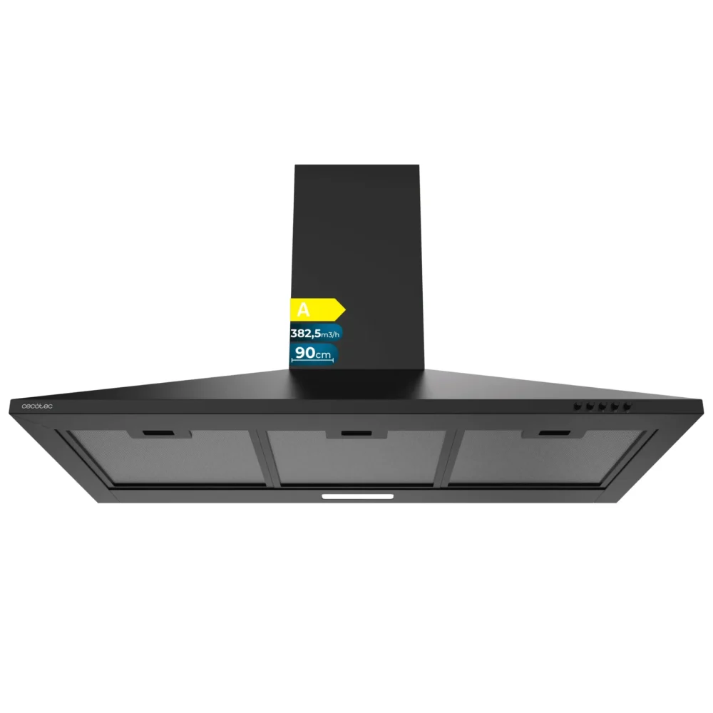 bolero flux pm 904000 black a Hottes en forme de pyramide Cecotec Bolero Flux PM 904000 Black A