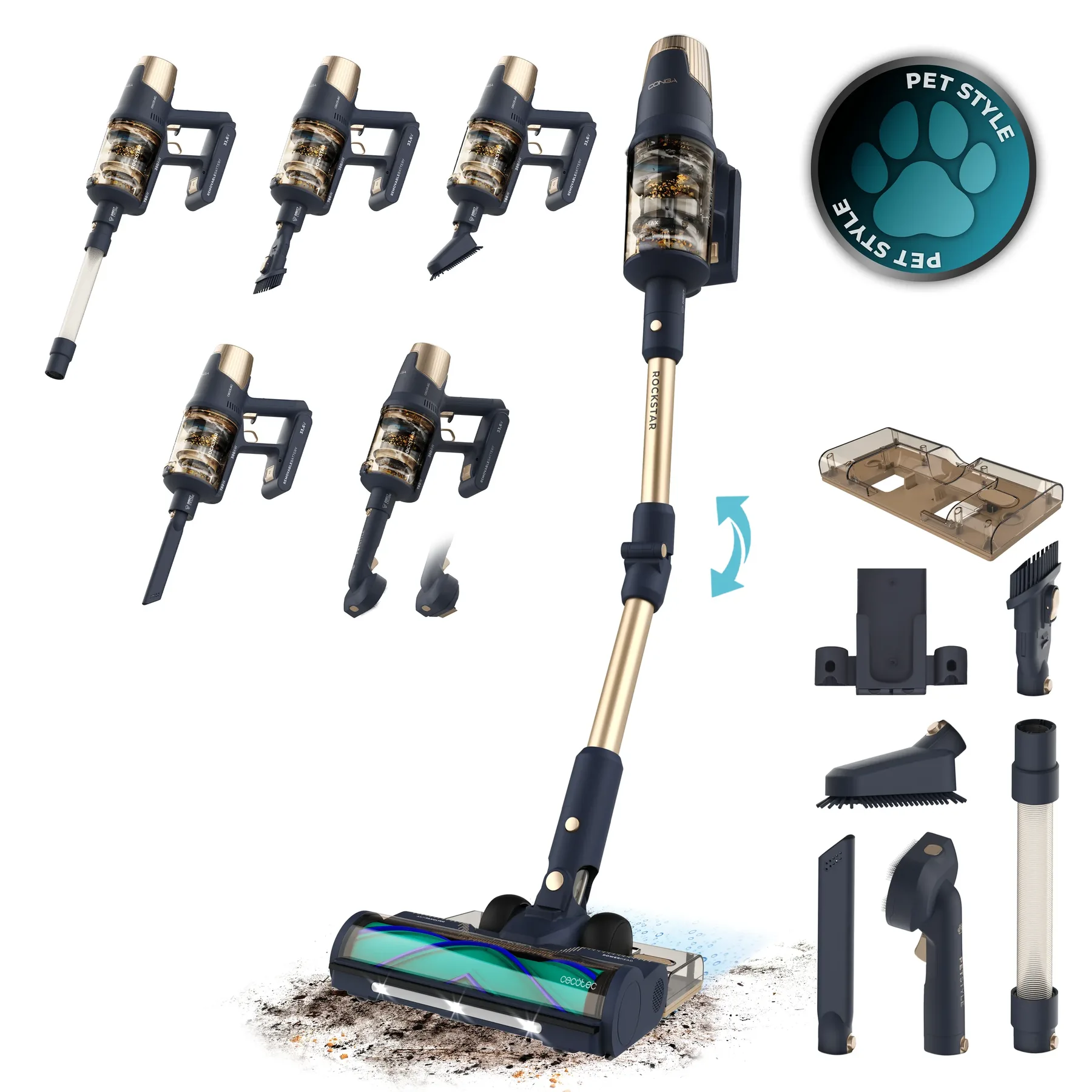 conga rockstar rx70 aquapet flex Aspirateur Cecotec RX70 AquaPet Flex