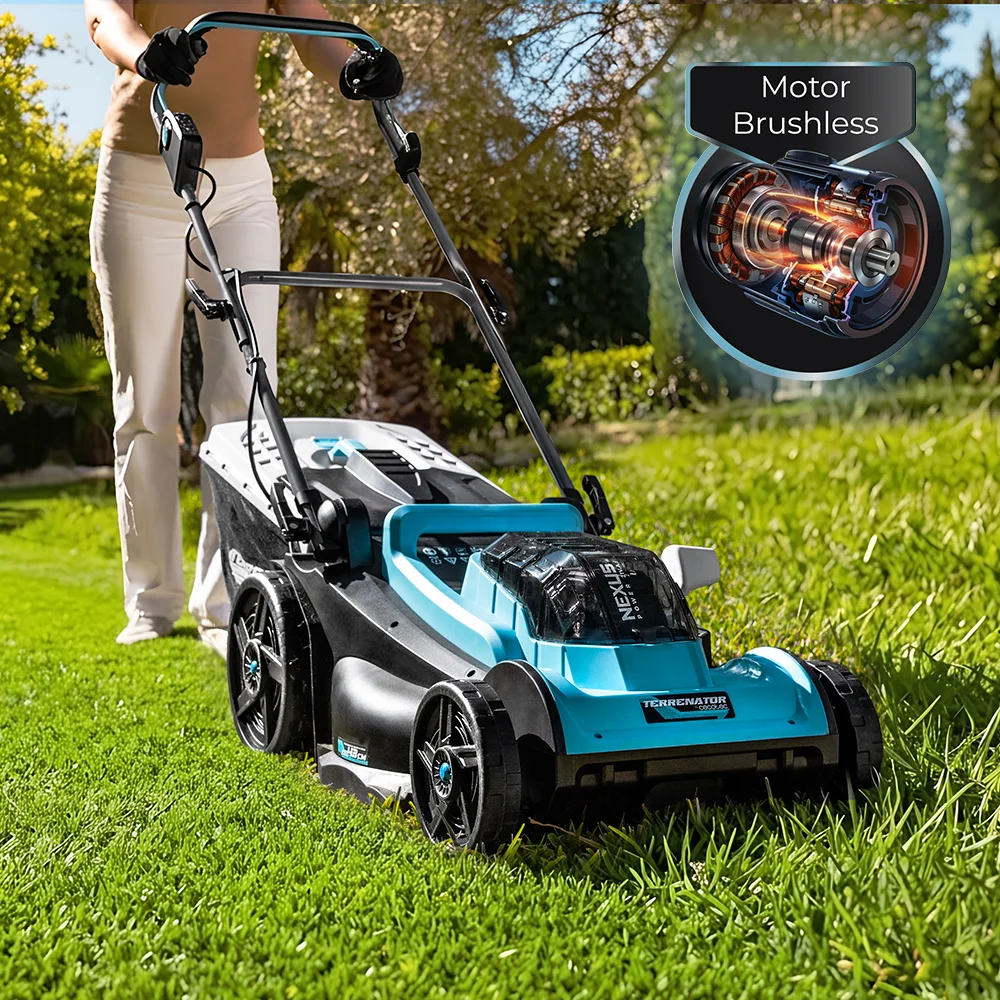 cortacésped de batería terrenator e7 liberty z plus Tondeuse Cecotec batterie Terrenator E7 Liberty Z Plus