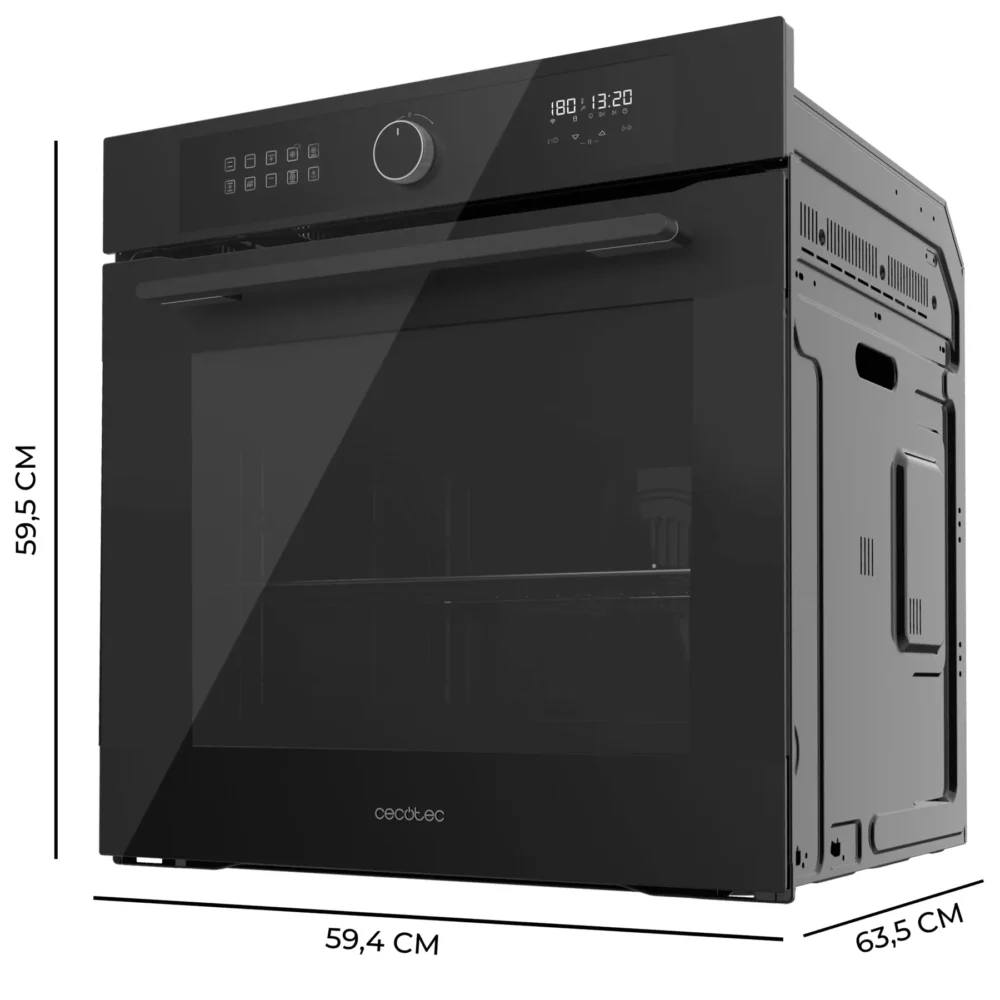 Friteuse sans huile Cecotec Bolero Hexa AF316000 Glass Black A
