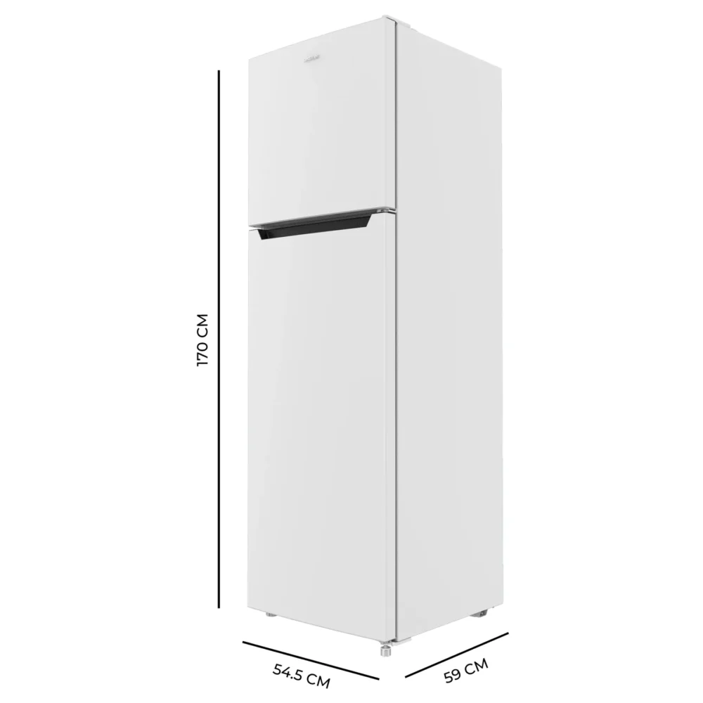 bolero coolmarket 2d 255 nf white e 54x59x170 cm Réfrigérateur Cecotec Bolero CoolMarket 2D 255 NF White E