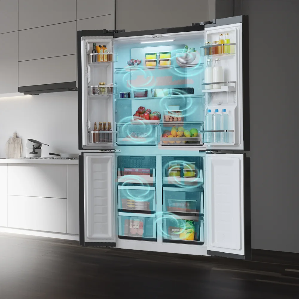 réfrigérateur cecotec bolero coolmarket 4d 564 glass e Réfrigérateur Cecotec Bolero CoolMarket 4D 564 Glass E