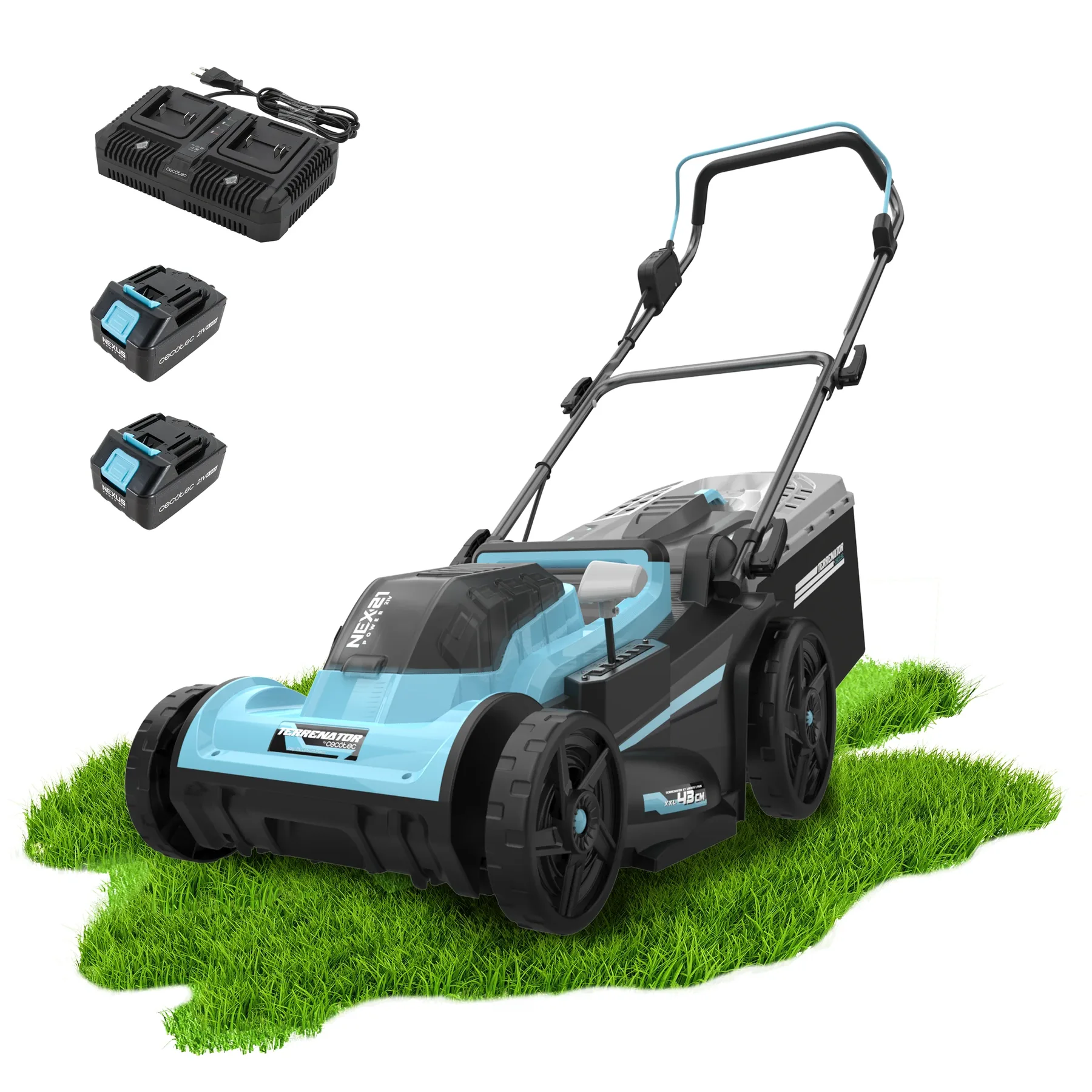 cortacésped de batería terrenator e7 liberty z plus Tondeuse Cecotec batterie Terrenator E7 Liberty Z Plus