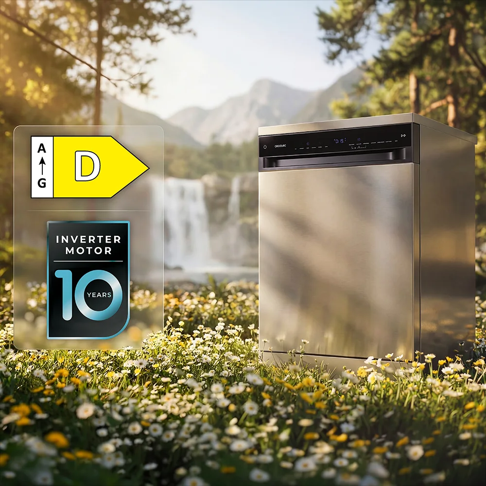 bolero aguazero 6205 inox Lave-vaisselle Cecotec Bolero Aguazero 6205 Inox