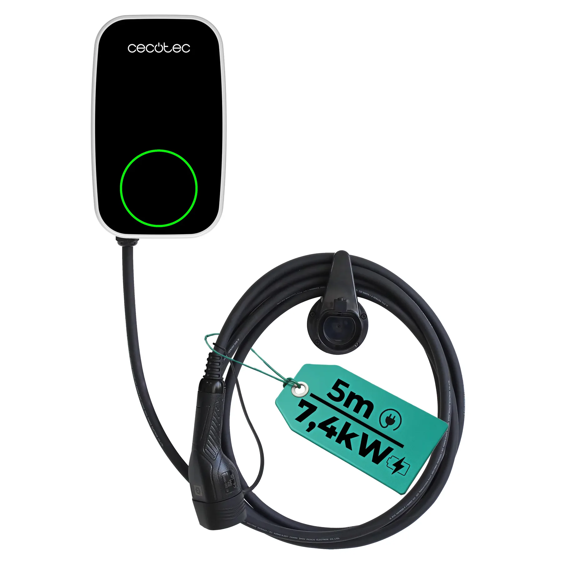 Bornes de recharge Cecotec Borne de recharge PIT&STOP SMART 7,4 kW