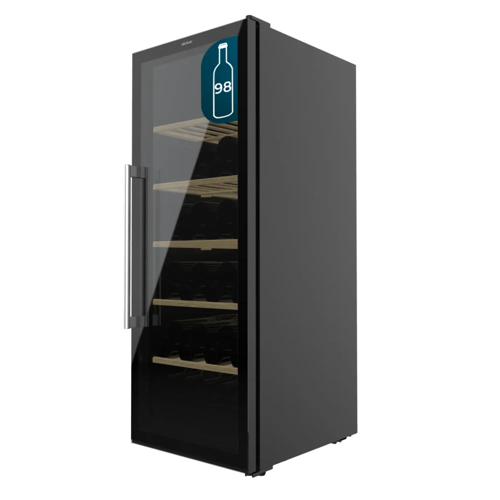 bolero grandsommelier 98000 black 48x57,5x128,5 cm Caves à vin Cecotec Bolero GrandSommelier 98000 Black