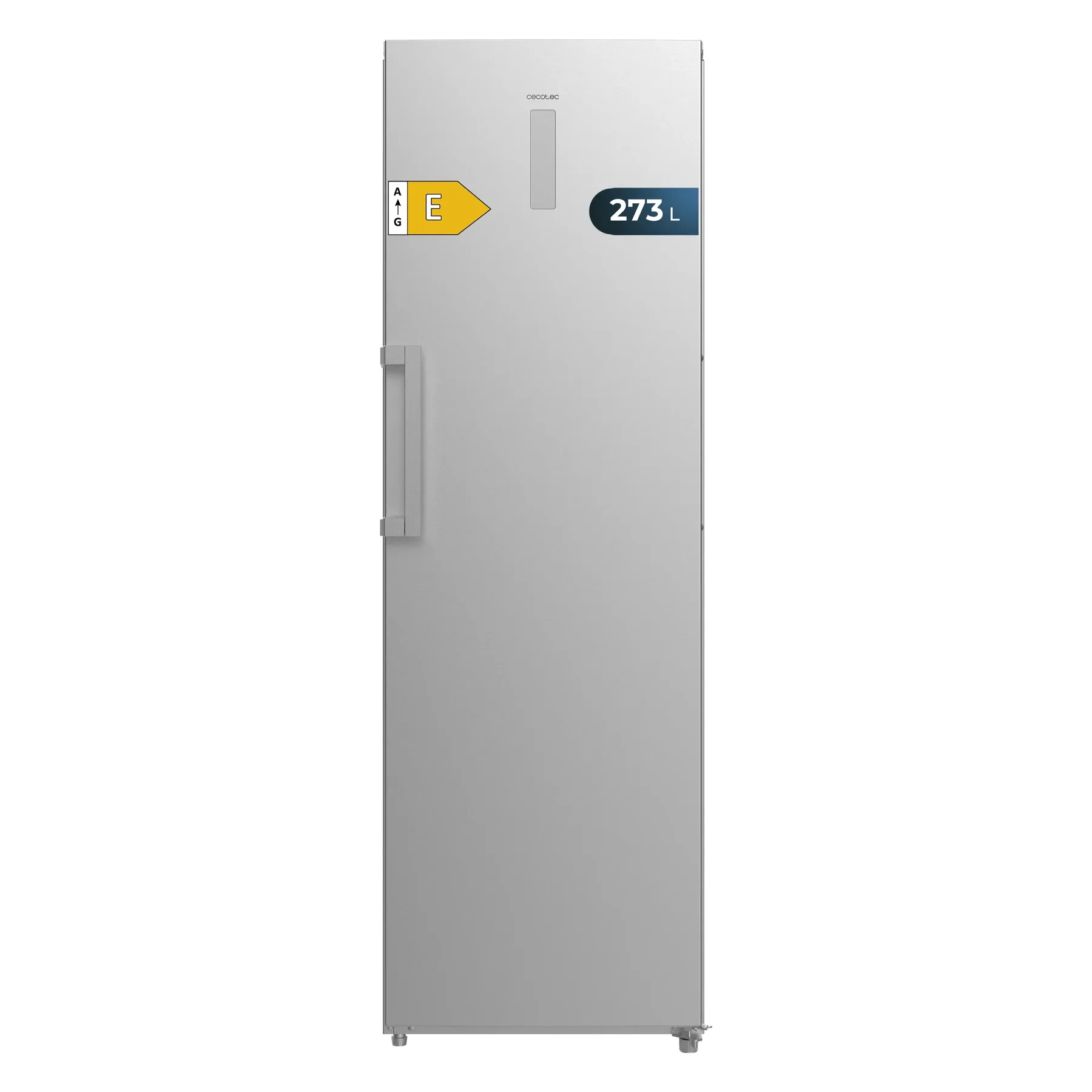 bolero coolmarket uf 273 inox 59,5x61,8x185 cm Congélateur Cecotec Bolero CoolMarket UF 273 inox