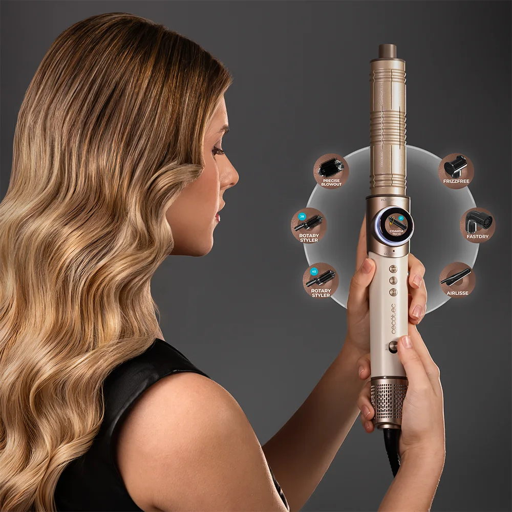 Brosses soufflantes Cecotec AirGlisse 8in1